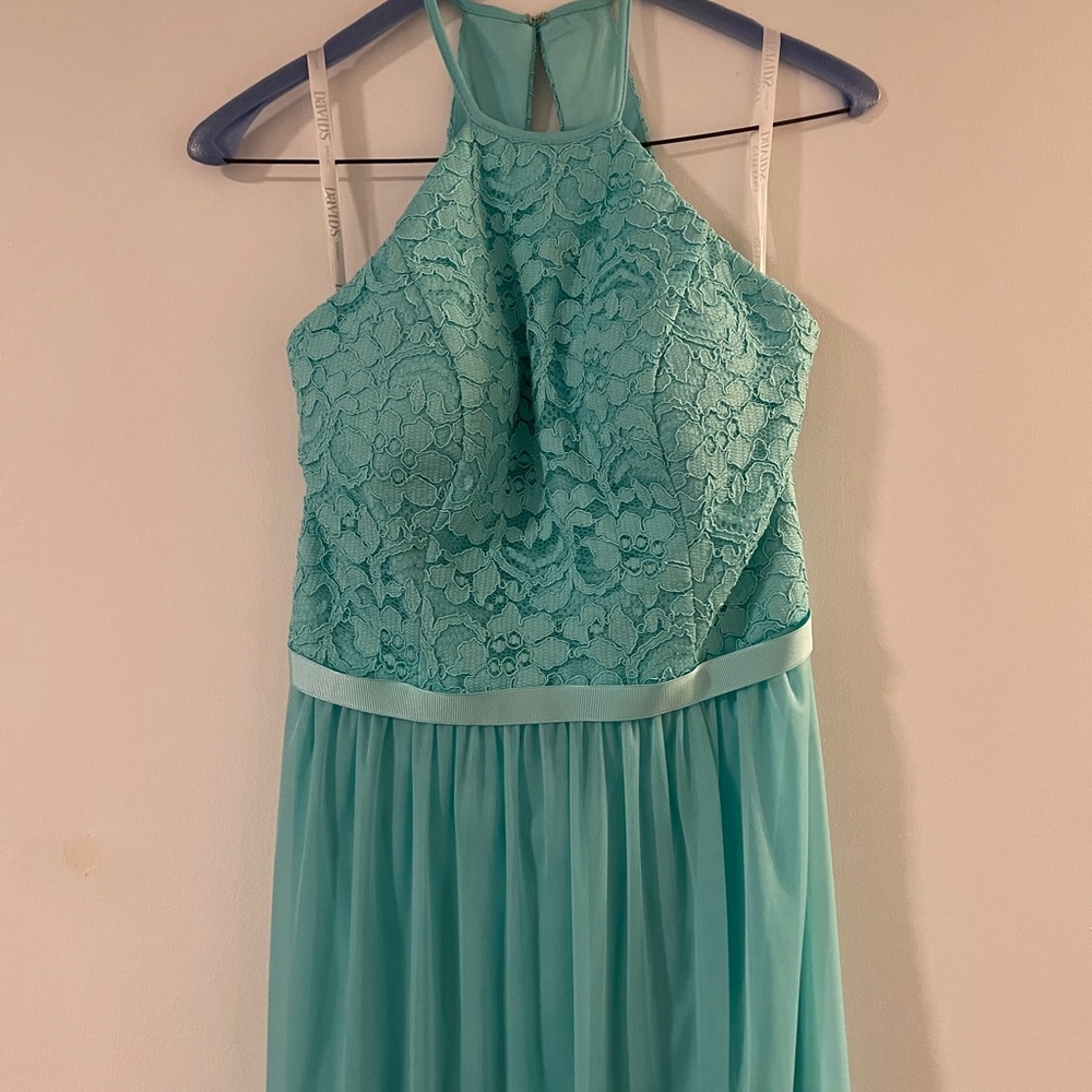 Maxi Bridesmaid Dress Blue